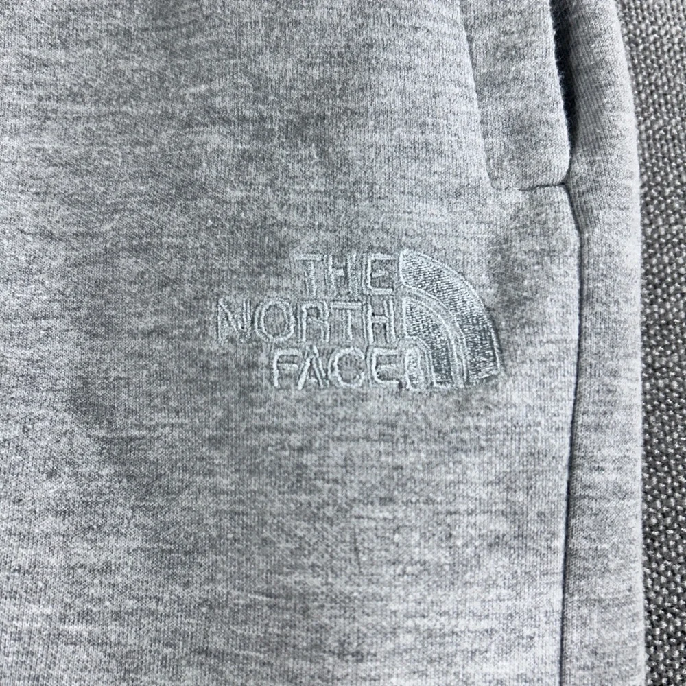 The North Face Sweatpants Mens Large Gray Good Raw Hem Drawstring Joggers